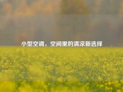 小型空调，空间里的清凉新选择