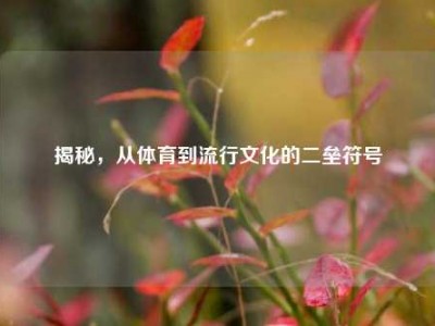 揭秘，从体育到流行文化的二垒符号