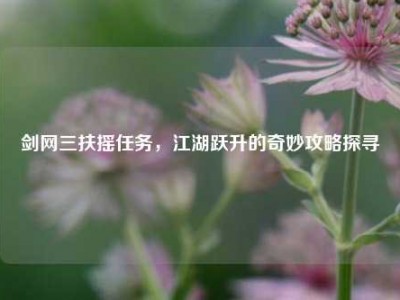 剑网三扶摇任务，江湖跃升的奇妙攻略探寻