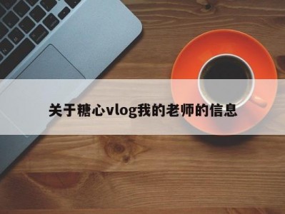 关于糖心vlog我的老师的信息