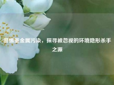 警惕重金属污染，探寻被忽视的环境隐形杀手之源