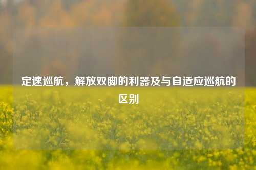 定速巡航,解放双脚的利器及与自适应巡航的区别